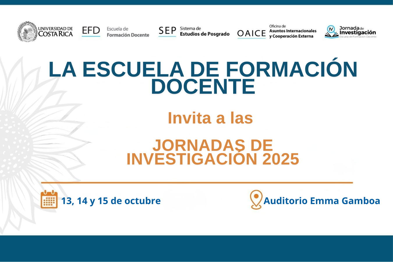 Invitación a jornadas
